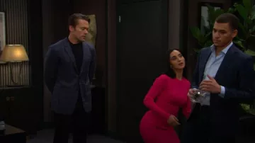 Bonne robe mini côte de Vierge américaine portée par Cherie Jimenez, vue dans Days of our Lives le 17 octobre 2025