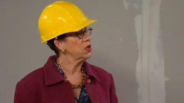 L'Agence Nina Floral Silk Shirt worn by Maggie Carney as seen in Days of our Lives on October 22, 2025