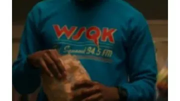 Stranger Things S5 Lucas Sinclair Sweat bleu
