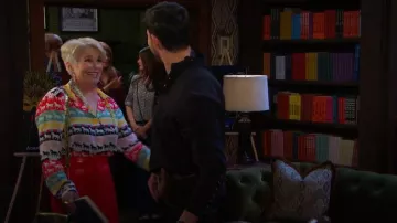 Alice + Olivia Willa Shirt worn by Judi Evans as seen in Days of our Lives on  October 31, 2025