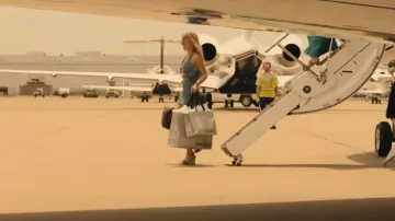 Gucci Ines Appliquéd Espadrille Wedge Sandals worn by Ainsley Norris (Michelle Randolph) as seen in Landman (S02E07)
