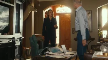 Babaton Program Pants worn by Rebecca Falcone (Kayla Wallace) as seen in Landman (S02E07)