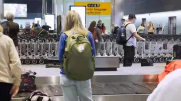 Jordan Flight Backpack Backpack in Green worn by Julie Dupree as seen in Baylen Out Loud (S02E12)