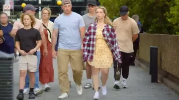 Market & Spruce Ladies Plaid Button Down worn by Baylen Dupree as seen in Baylen Out Loud (S02E12)
