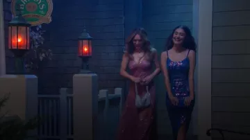 Emerald Sundae Juniors' Sequined Side-Slit Gown worn by Marissa Reyes as seen in Days of our Lives on November 13, 2025