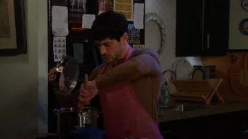 John Varvatos Christie Henley Shirt worn by Al Calderon as seen in Days of our Lives on November 17, 2025