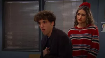 Reformation Cashmere Boyfriend Sweater worn by Marissa Reyes as seen in Days of our Lives on November 21, 2025