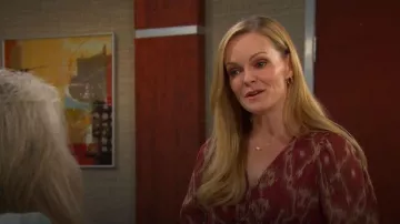 Ba&Sh Matsa Dress worn by Martha Madison as seen in Days of our Lives on November 24, 2025