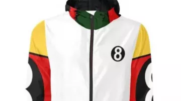 90’s 8 Ball Hooded Bomber Jacket