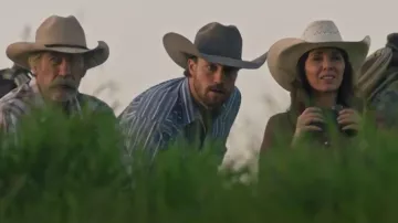 Ely Cattleman Long Sleeve Stripe Western Snap Shirt worn by Nathan Pryce (Spencer Lord) as seen in Heartland (S19E10)
