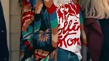 The Burbs 2026 Keke Palmer Multicolor Long Cardigan