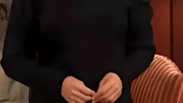 The Young And The Restless Sharon Case Black Sweater