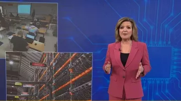 J. Crew Carolina Pant worn by Christine Romans as seen in Today on December 29, 2025