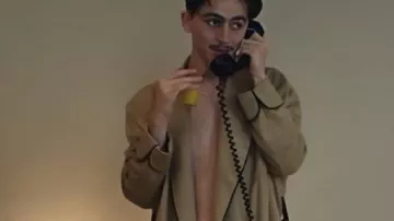 Timothée Chalamet Marty Supreme Beige Long Coat