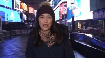 Sweet Turns Lexington Beanie worn by Emilie Ikeda as seen in Today on December 29, 2025