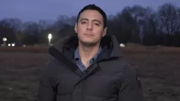 Canada Goose MacMillan Parka Black Label worn by Steven Romo as seen in Today on December 29, 2025