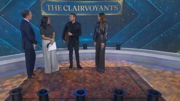 Twp Avery Stretch-Wool Wide-Leg Pants worn by Laura Jarrett as seen in Today on December 29, 2025