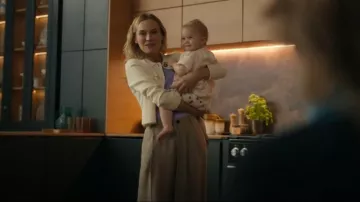 Ralph Lauren Women's Natural Linen Trousers worn by Jess (Diane Kruger) as seen in Little Disasters (S01E06)