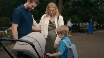 Ba&sh Belem Long-Sleeved Cardigan worn by Jess (Diane Kruger) as seen in Little Disasters (S01E06)