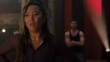 Nue Fine Jewelry Heavenly Necklace worn by Mindy Chen (Ashley Park) as seen in Emily in Paris (S05E03)