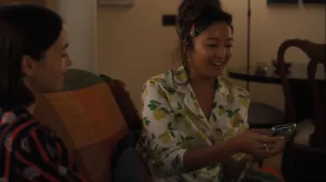 String Ting Beary Pastel Drip Wristlet Phone Strap worn by Mindy Chen (Ashley Park) as seen in Emily in Paris (S05E04)