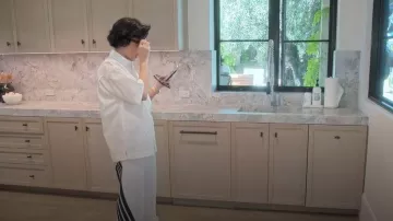 Phoebe Philo Wave Trousers worn by Kris Jenner as seen in The Kardashians (S07E10)