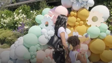 The Row Henri Black Leather Bag worn by Kylie Jenner as seen in The Kardashians (S07E10)