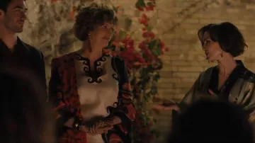 Sylvia Toledano Candies Ring in Pearl worn by Antonia Muratori (Anna Galiena) as seen in Emily in Paris (S05E04)