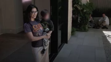 Le Specs The Whisperer Sunglasses worn by Kourtney Kardashian as seen in The Kardashians (S07E10)