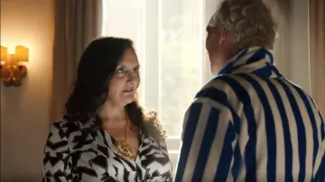 Sylvia Toledano Sunshine Pendant used by Marianne (Laurence Gormezano) as seen in Emily in Paris (S05E04)