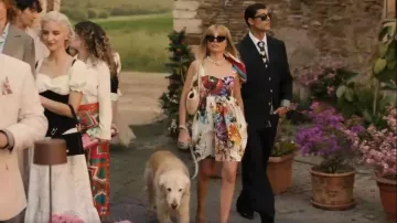 Dolce & Gabbana Floral Print Mini Dress worn by Erica Pelosini Leeman as seen in Emily in Paris (S05E04)