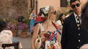 Dolce & Gabbana Multicolour Silk Scarf worn by Erica Pelosini Leeman as seen in Emily in Paris (S05E04)