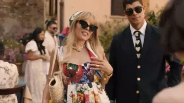 Dolce & Gabbana Hinge Sunglasses worn by Erica Pelosini Leeman as seen in Emily in Paris (S05E04)