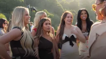 American Threads Claudelle Bodycon Mini Dress worn by Layla Taylor as seen in The Kardashians (S07E10)