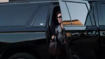 Hermès Limited Edition Chocolat worn by Kris Jenner as seen in The Kardashians (S07E10)