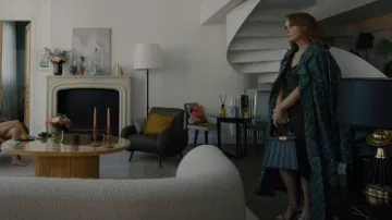 Fendi 2024 Leather Woven Peekaboo Medium worn by Sylvie Grateau (Philippine Leroy-Beaulieu) as seen in Emily in Paris (S05E05)