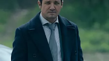 Mayor Of Kingstown S04 Mike McLusky Wool Peacoat