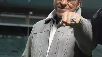 Christian Bale Madden 2026 Wool Jacket worn by Al Davis (Christian Bale) in Madden