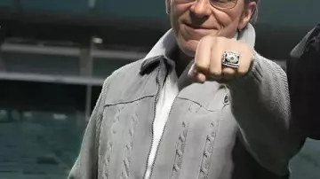 Christian Bale Madden 2026 Wool Jacket worn by Al Davis (Christian Bale) in Madden