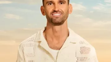 Crochet Shirt worn by (Carl Radke) as seen in Summer House (S10 promo)