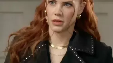 Studded Coat worn by (Sally Spectra) as seen in The Young, the Gay and the Restless