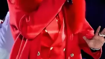 Snoop Dogg Christmas Day Red Coat