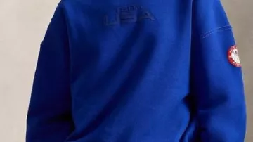 Olympics 2026 Team USA Blue Mockneck Sweatshirt