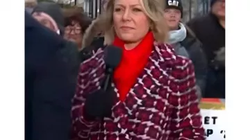 The Today Show 2025 Dylan Dreyer Tweed Coat worn by (Dylan Dreyer) in Today