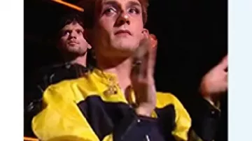 Star Academy 2025 Victor 2 Tone Denim Jacket as seen in Star Academy