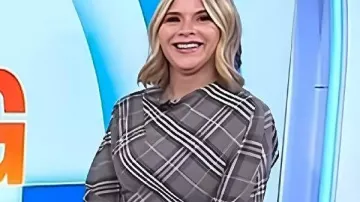 Jenna Bush Hager Plaid Mini Dress as seen in Today