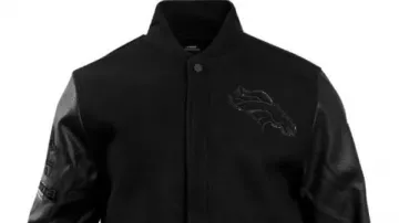 Denver Broncos Triple Black Varsity Jacket in Denver Broncos vs. Los Angeles Chargers Game Highlights | 2025 NFL Season Week 3