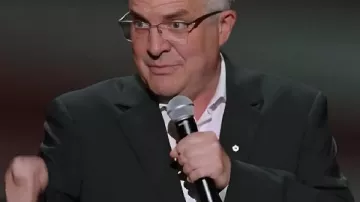 Rick Mercer Stand Up for Canada Black Suit in Rick Mercer on 'Talking to Americans' amid 51st state rhetoric