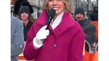 The Today Show Dylan Dreyer Double Breasted Coat worn by (Dylan Dreyer) in Today