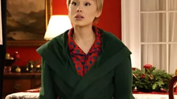 Ariana Grande Saturday Night Live S51 Green Robe worn by (Ariana Grande) in Saturday Night Live